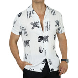 Camisa Guayabera Hawaiana Hombre Diseño 4