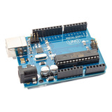 Placa Uno Atmega328p Chip Desmontable Cable Usb Domotica