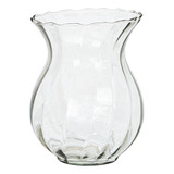 Vaso Delta Vidro 18x14cms Transp Canel Decor/flor/festa