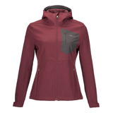 Chaqueta Mujer Lippi Seek Softshell Hoody Vino I20