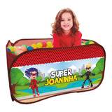 Piscina Infantil Com 100 Bolinhas Super Joaninha