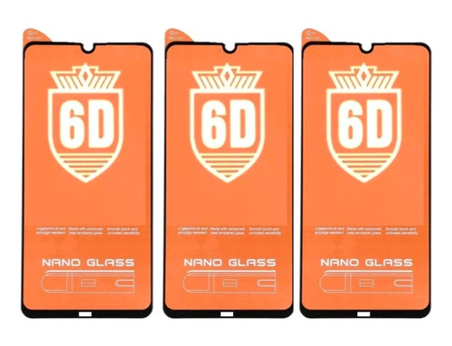 3x Película Ceramica Nano 6d Para Xiaomi Redmi Note 8 Pro