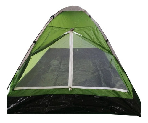 Carpa De 2 Personas Iglu Camping Playa Color Verde Con Bolso