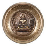 Taça De Canto Para Relaxamento Sonoro Chakra Copper Tibetan