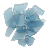 Relleno Para Jarrones Frosted Seaglass Pieces, Color Azul Ma