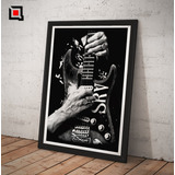 Cuadro Stevie Ray Vaughan Lamina Poster Blues N1 50 X 70