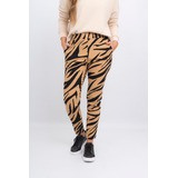 Pantalón Babucha Bengalina De Animal Print De Dama