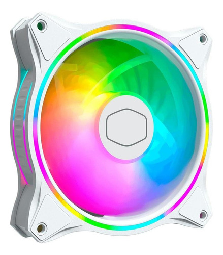 Cooler Master Mf120 Halo White 120mm Fan 