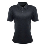 Camisa Polo Feminina Baby Look Piquet Poliéster