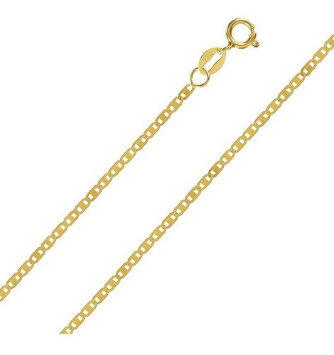 Choker Gargantilha Piastrine 40cm Ouro 18k Maciça