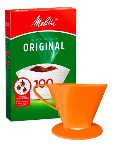 Portafiltro Melitta Tamaño 100 (2 Tazas) + 30 Filtros