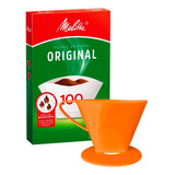 Portafiltro Melitta Tamaño 100 (2 Tazas) + 30 Filtros