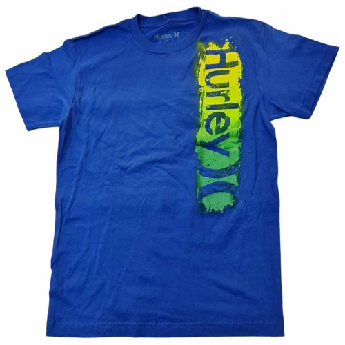 Playera Hurley Color Azul Y Negro Talla L