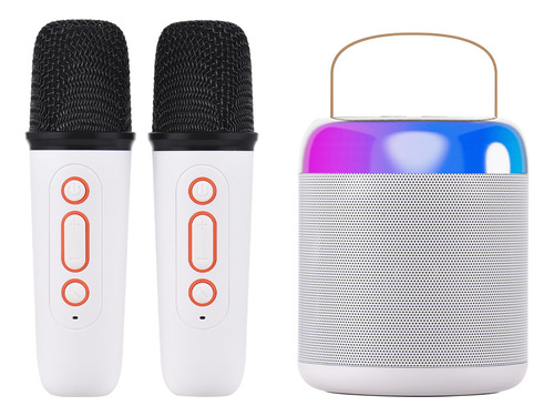 Conjunto Portátil De Microfone E Caixa De Som Mini Karaoke M