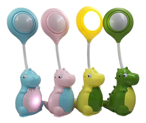 Lámpara Led Infantil En Forma De Dinosaurios