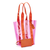 Bolsa Andrea De Mica Transparente Para Mujer Fiusha