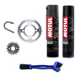 Kit De Engrane Y Cadena Con Mantenimiento Motul Cgl 125 Tool