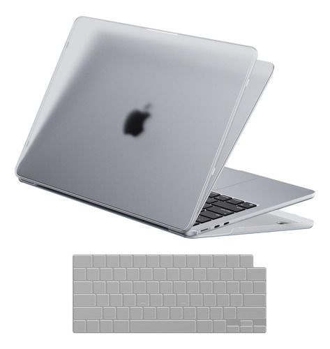 Funda P/laptop Macbook Air M3 M2 Con Protector De Teclado-m