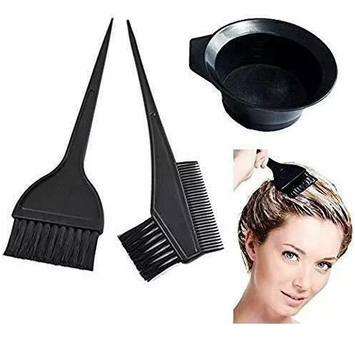 Set Para Tinturar Cabello (pocillo + 2 Brochas)