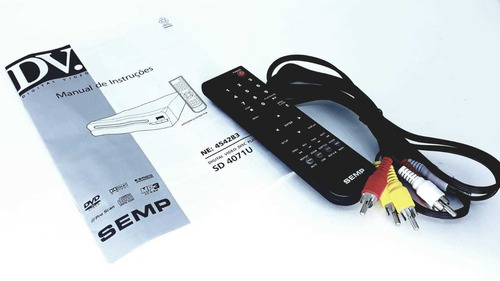 Controle Remoto Aparelho Dvd 3310 Semp Toshiba Sd4071u