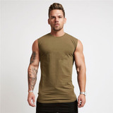 Playera Sin Mangas Para Hombre Gym Tank Top Sin Mangas Con