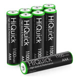 Hiquick Bateras Recargables Aaa Aaa De 1100 Mah De Alto Rend