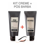 Kit C 2un.: Creme De Barbear Homem + Pós Barba 75g Cada