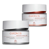 Kit Natura Chronos Antiseñal+30 Noche Y Día +bandas Faciales