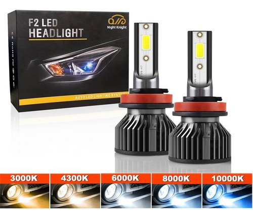 Kit De Faros Delanteros Led 9005 9006 H7 H11 20000lm Canbus