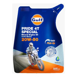 Aceite Gulf Pride 4t Special 20w50 Mineral Doy Pack - 800cc