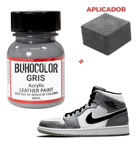 Pintura Zapatillas Cuero Tela Buhocolor X 35ml + Aplicador