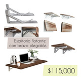 Escritorio Flotante Con Soporte Plegable