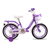 Bicicleta Infantil Pro-x Missy Aro 16 Aço V-brake Cor Violeta