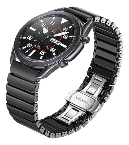 Correa De Cerámica For Galaxy Watch 3 Banda De 45mm Y 41m