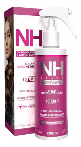 Protetor Térmico Capilar Reconstrução New Hair Nh Spray