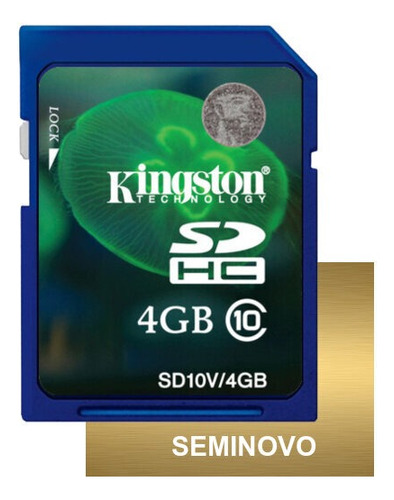 Cartão De Memória Sd Sdhc 4gb / Sony Dsc-w630
