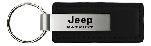 Llavero De Cuero Negro Para Jeep Patriot, Negro -