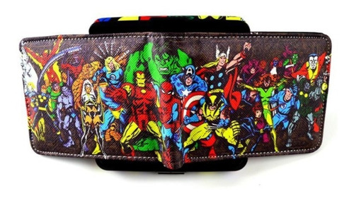 Cartera Gamer Geek Marvel Comics Universo Marvel A77 Amor