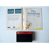 Cartucho Master System Pro Wrestling Capa Estojo Original