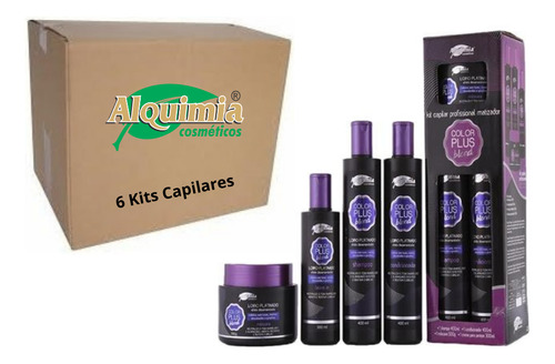 Kit Matizador Loiro Color Plus Blond Alquimia Atacado 6 Uni