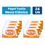 Toalla De Papel Nova Clásica 8 Paq De 24 Rollos X12m