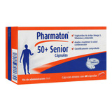 Pharmaton 50+ Senior Multivitamínico 60 Cápsulas Sabor Sin Sabor