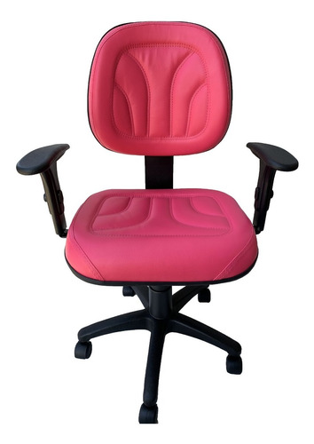 Cadeira De Escritório Rosa Para Seu Ambiente E Computador.