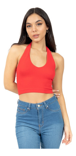 Top Halter Básico Para Mujer Quarry