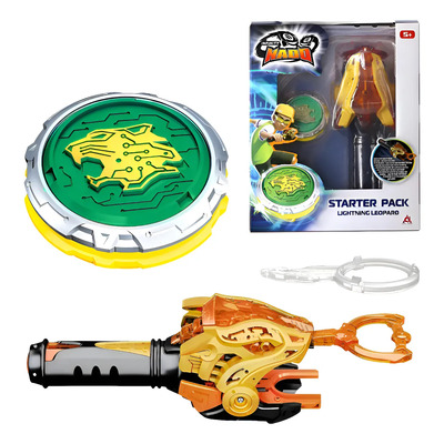Trompo Infinity Nado Tipo Beyblade Leopardo Amarillo | Meses sin interés