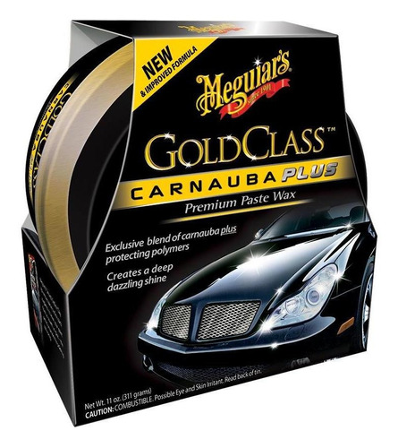 Cera Gold Class Carnauba Paste Wax P/meguiars #1041 Meguiars G075-12-11-01