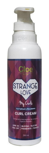 Cloe Strange Love Curl Cream Definición De Crespos 250 Ml 