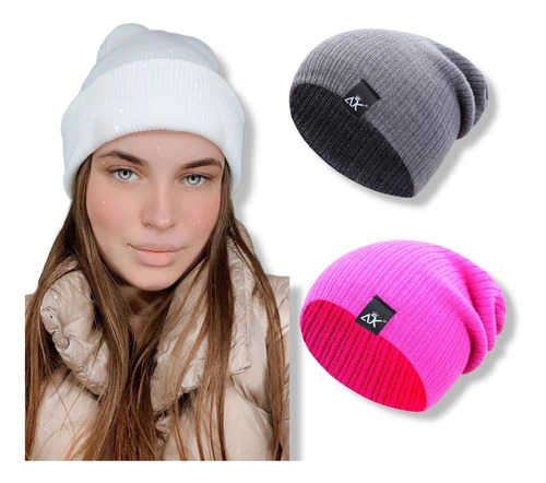 Gorro Moda Hipster Adk Casual Unisex  Mujer Hombre Frio