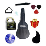 Funda Para Guitarra Negra Con Accesorios Acojinada 