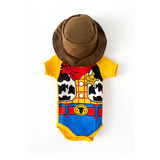 Body Tema Mesversario Bebe Wood + Chapeu Toy Stor